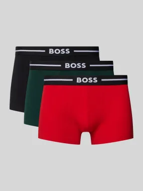 BOSS Trunks mit elastischem Label-Bund im 3er-Pack (black) online kaufen