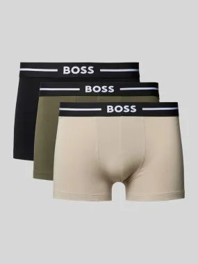 BOSS Trunks mit elastischem Label-Bund im 3er-Pack (oliv) online kaufen