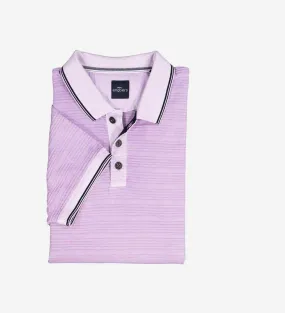 Herren engbers Polo-Shirt strukturiert in Violett kaufen 37003