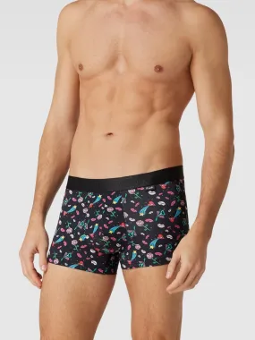 HOM Trunks mit Allover-Muster Modell 'AMOUR' (black) online kaufen