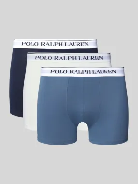 Polo Ralph Lauren Underwear Trunks mit Label-Bund im 3er-Pack (blau) online kaufen